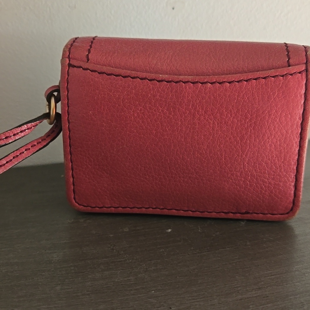 Chloe' Coin Pouch With Brass Charm - Picture 5 of 10